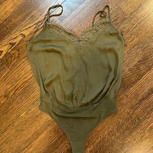 Socialite-olive green body suit